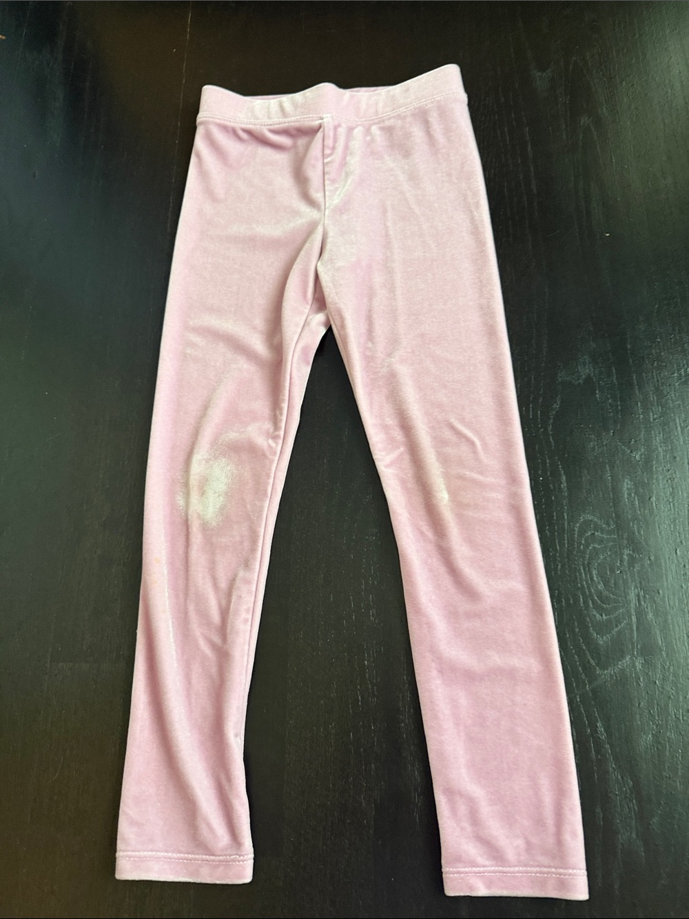 Crewcuts Pink Velour Leggings